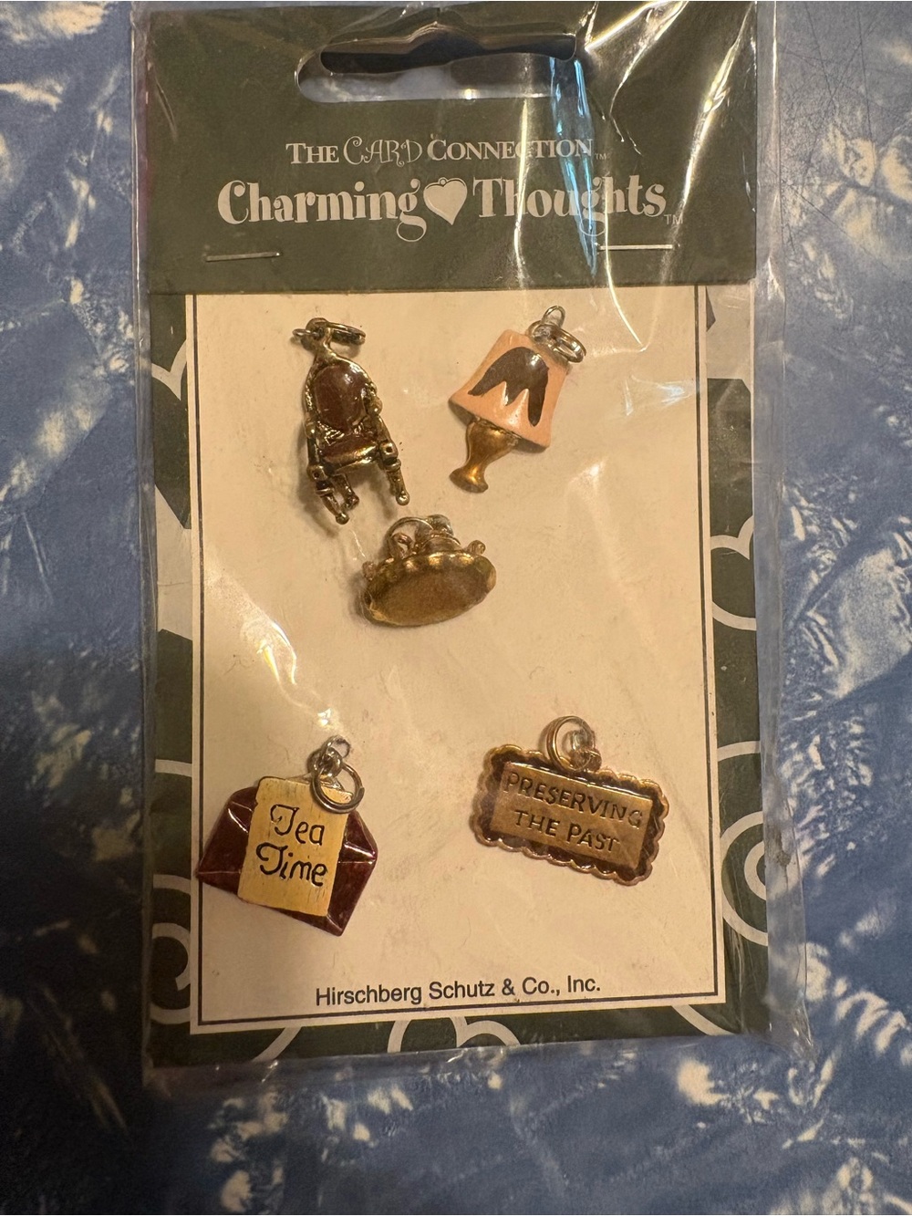 Charming Thoughts Vintage Tea Time Charms - Gold & Brown